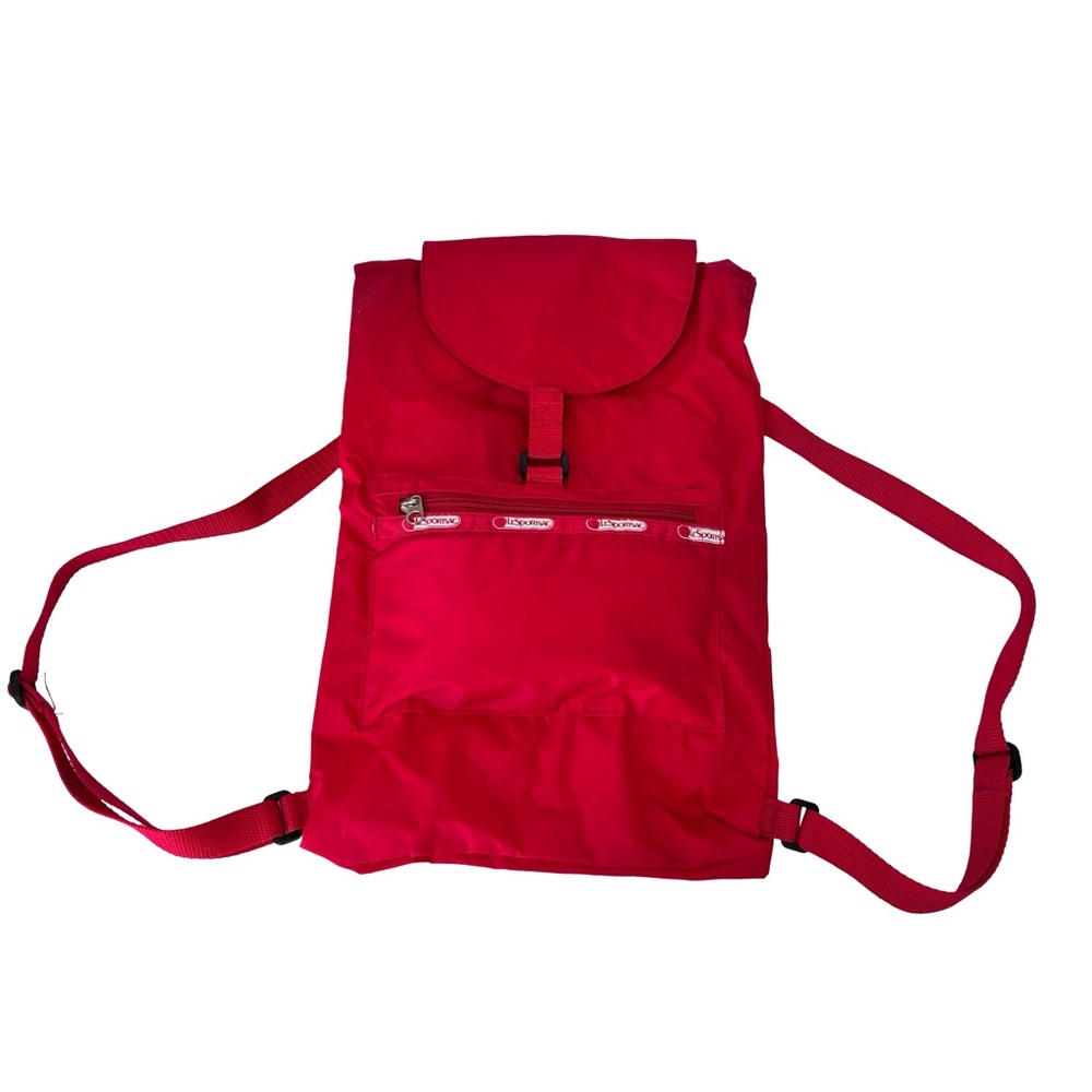LeSport Sac Red Nylon Backpack